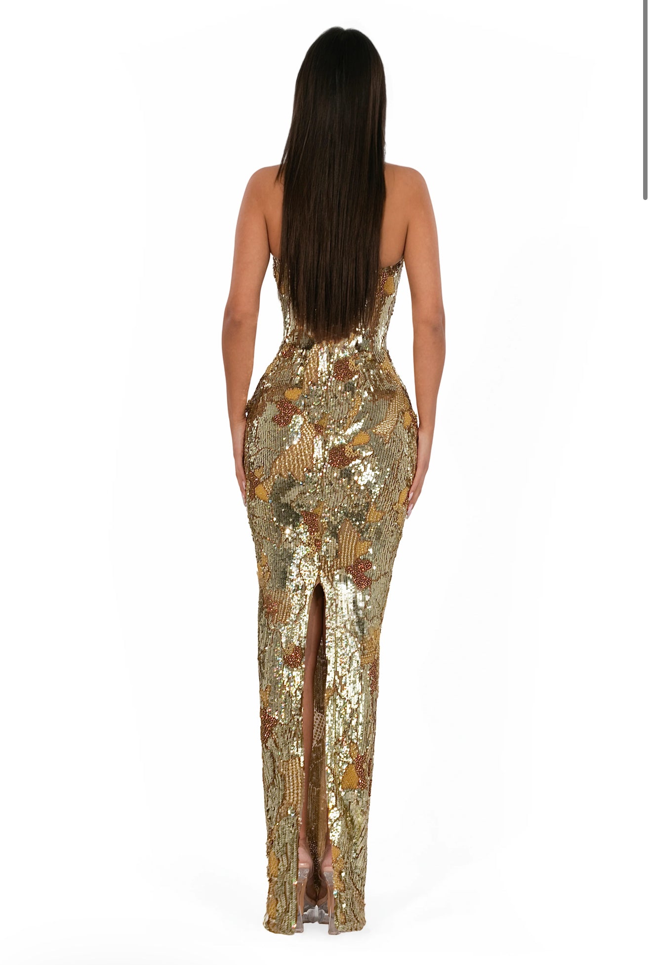Gold Sequin Dress